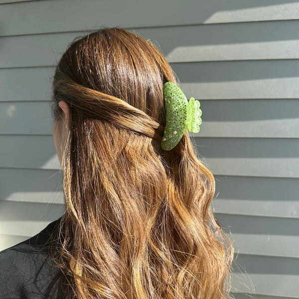 ZARIA hair clip - Grøn